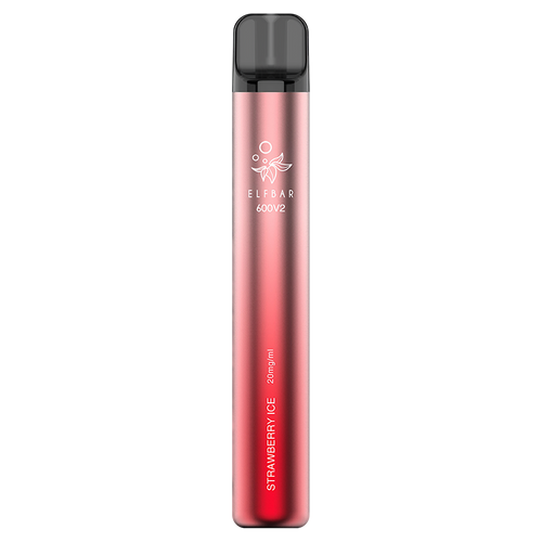Strawberry Ice Elf Bar 600 V2 Disposable Device