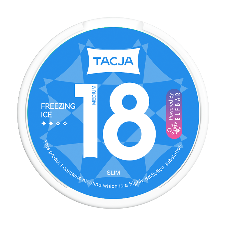 Freezing Ice Elf Bar TACJA Nicotine Pouches 18mg Medium