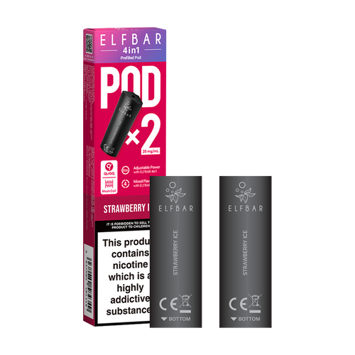 Strawberry Ice Elfbar 4in1 Pods