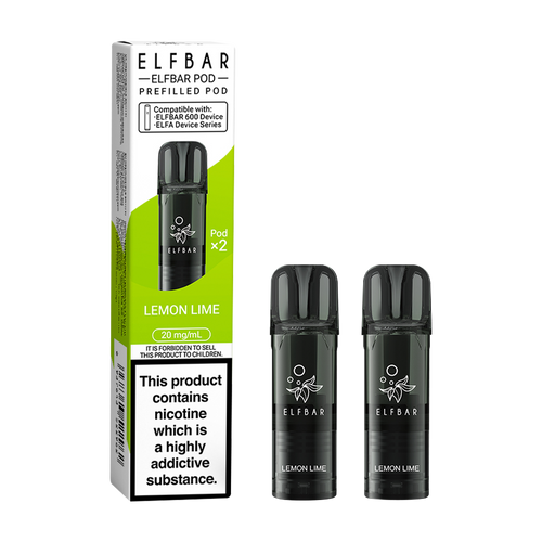 elfbar 600 pods lemon lime