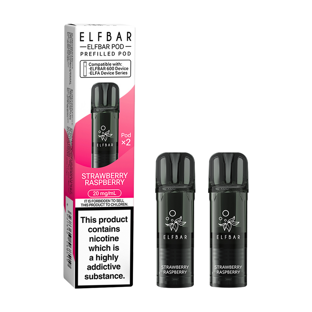 elfbar 600 pods strawberry raspberry