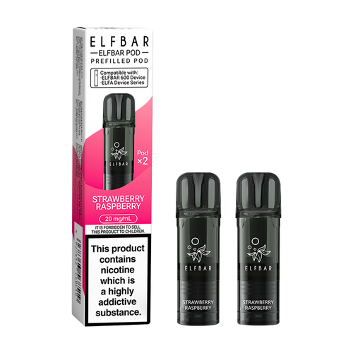 elfbar 600 pods strawberry raspberry
