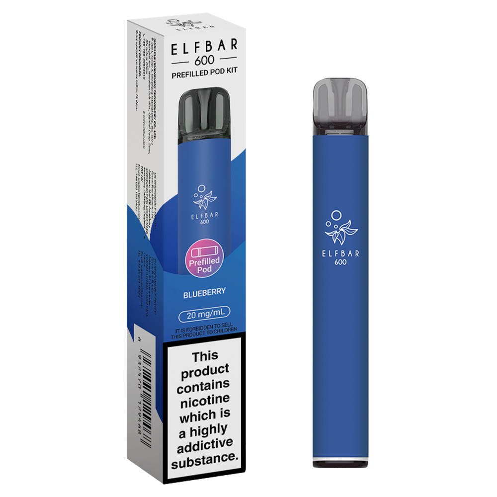 elfbar 600 prefilled pod kit blueberry