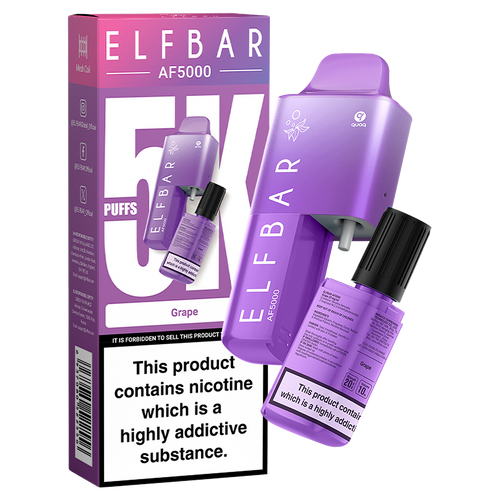 Grape Elfbar AF5000 Disposable Vape