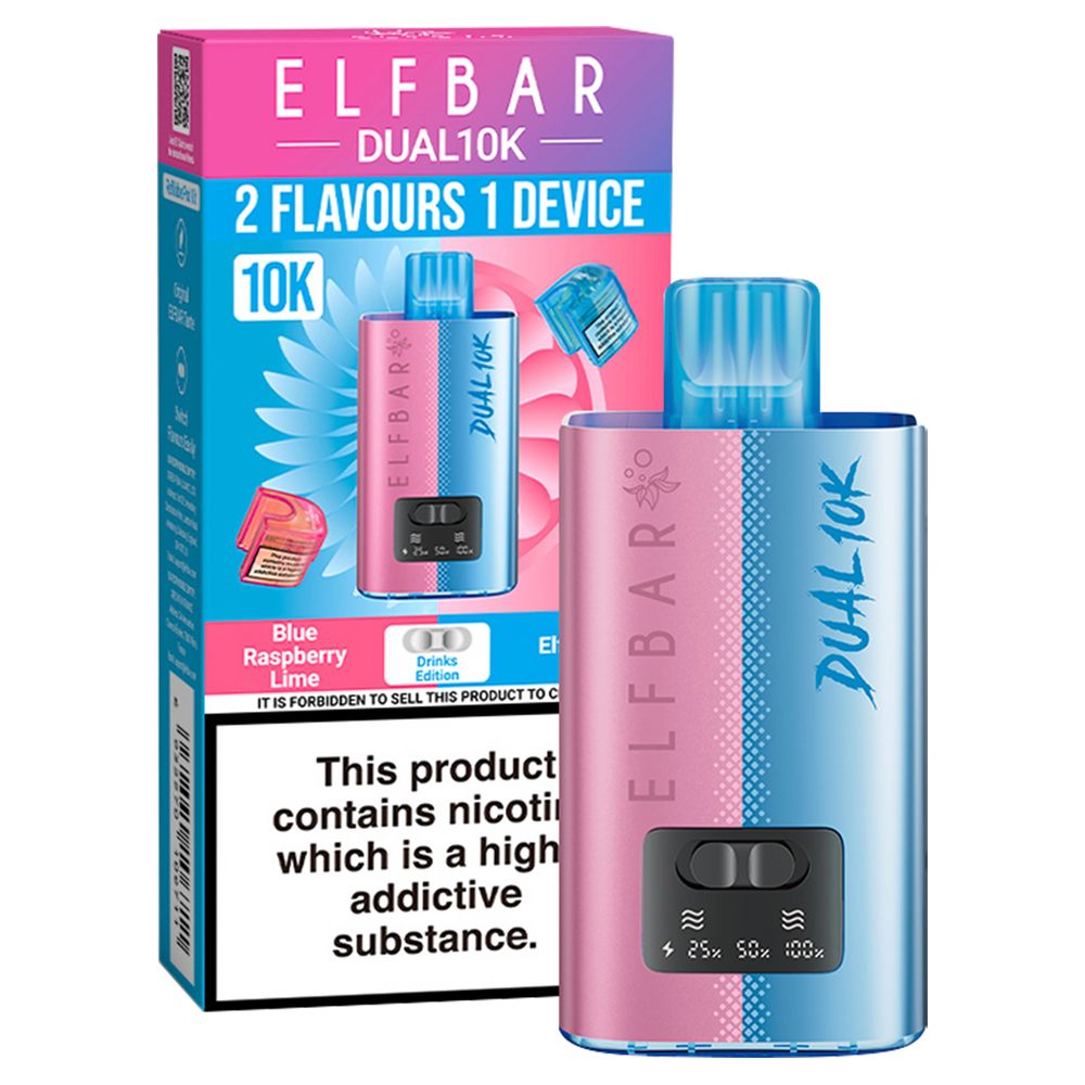 Elfbar Dual 10k Vape Kit Drinks Edition