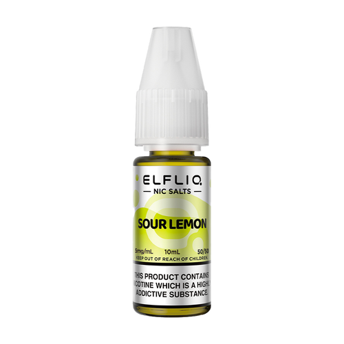 Sour Lemon Elfliq Nic Salt by Elfbar - 10ml