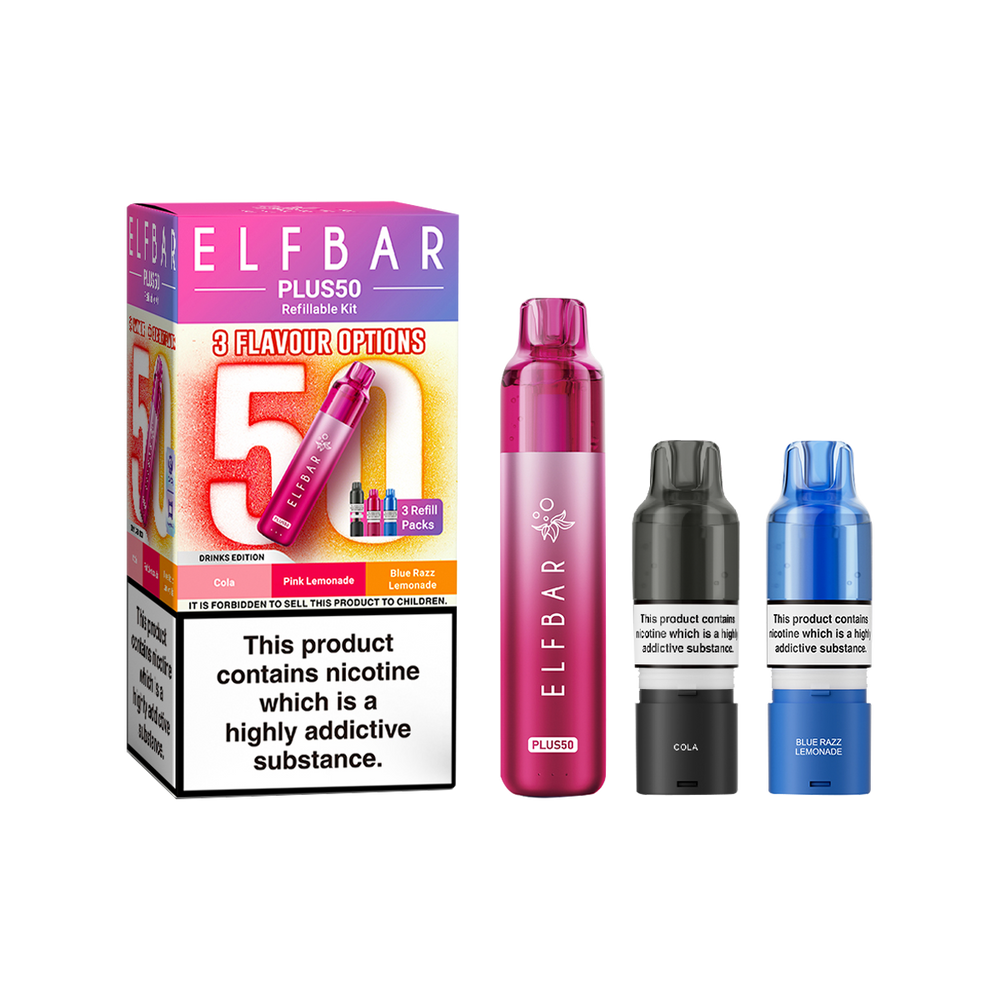 ElfBar Plus 50 Kit drinks edition
