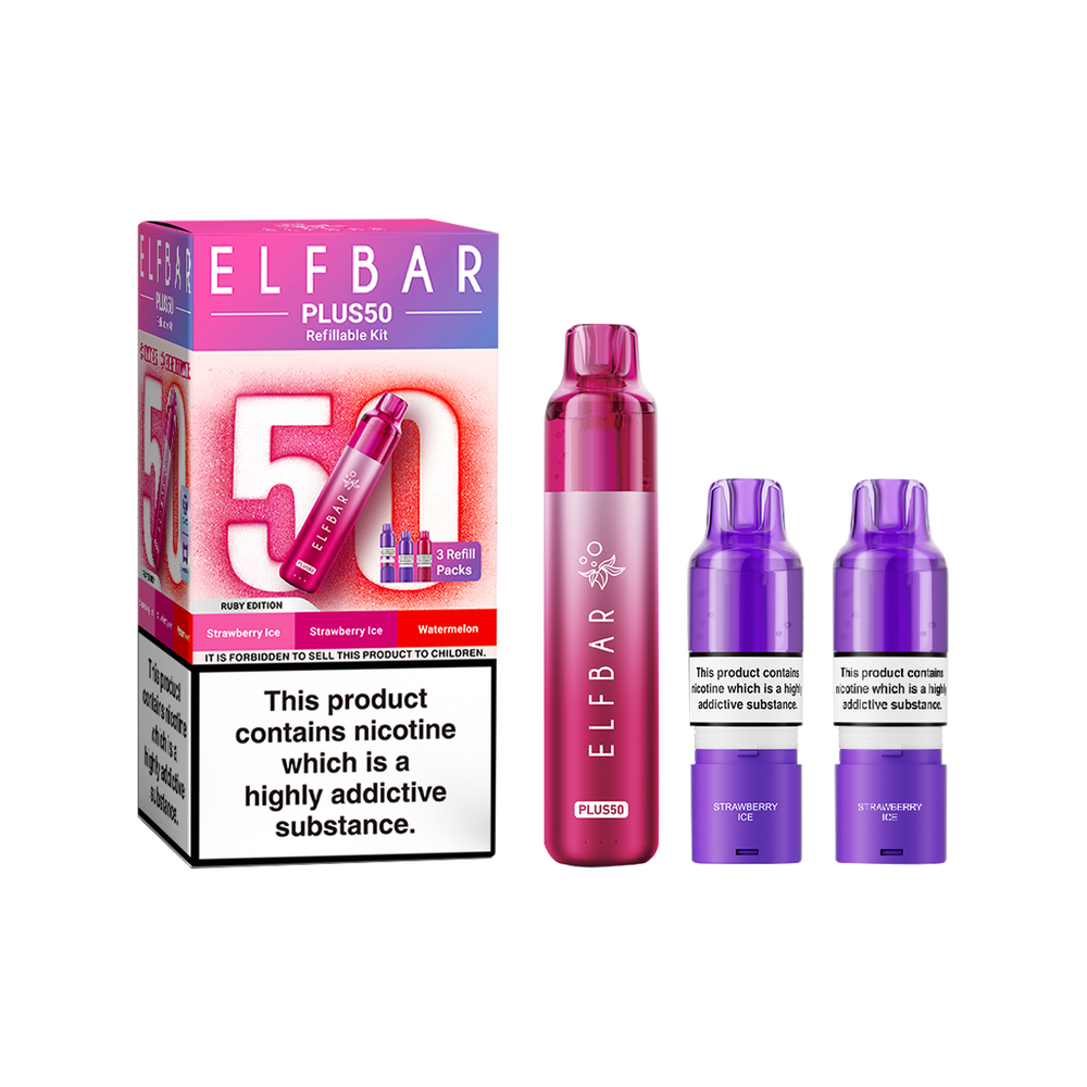 ElfBar Plus 50 Kit ruby edition