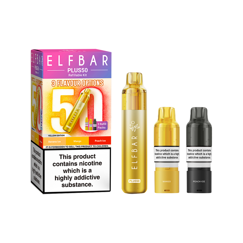 ElfBar Plus 50 Kit yellow edition