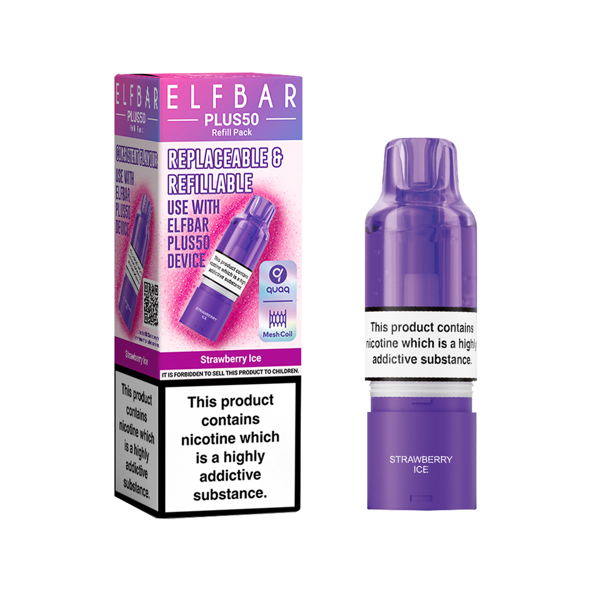 ElfBar Plus 50 - Vape Kit, Pod Kit & Refill Packs  Aquavape