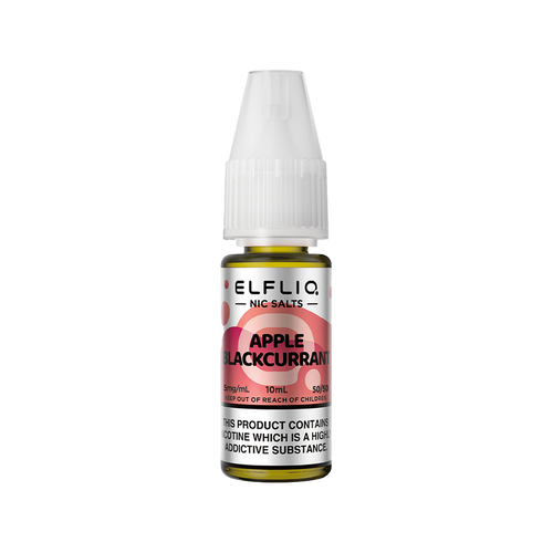 elfliq by elfbar nic salts 10ml apple blackcurrant