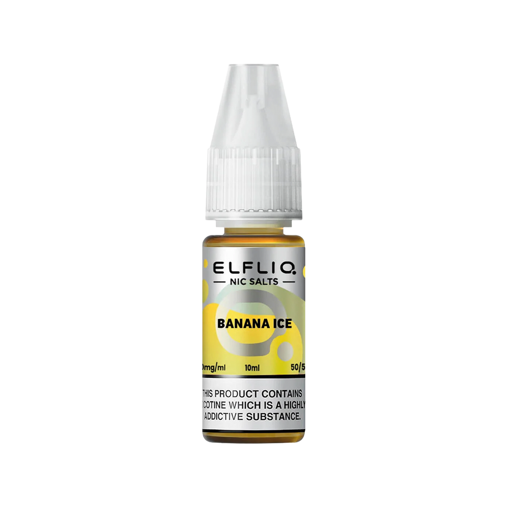 elfliq by elfbar nic salts 10ml banana ice