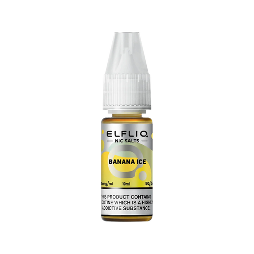 elfliq by elfbar nic salts 10ml banana ice