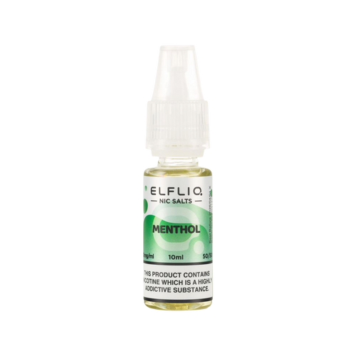 elfliq by elfbar nic salts 10ml menthol