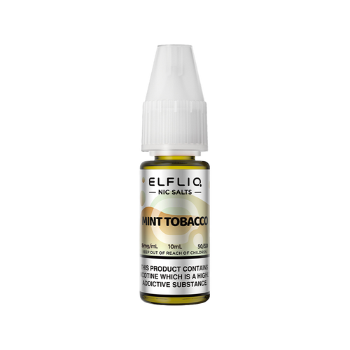 elfliq by elfbar nic salts 10ml mint tobacco