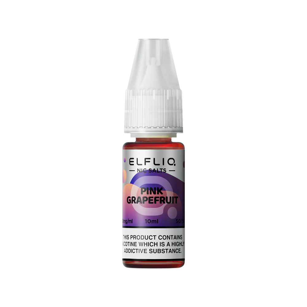 elfliq by elfbar nic salts 10ml pink grapefruit