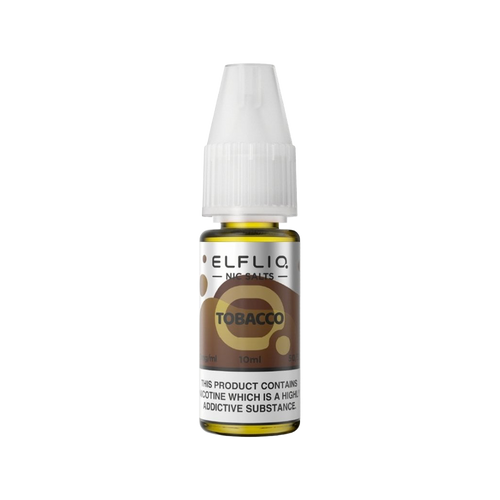 elfliq by elfbar nic salts 10ml tobacco