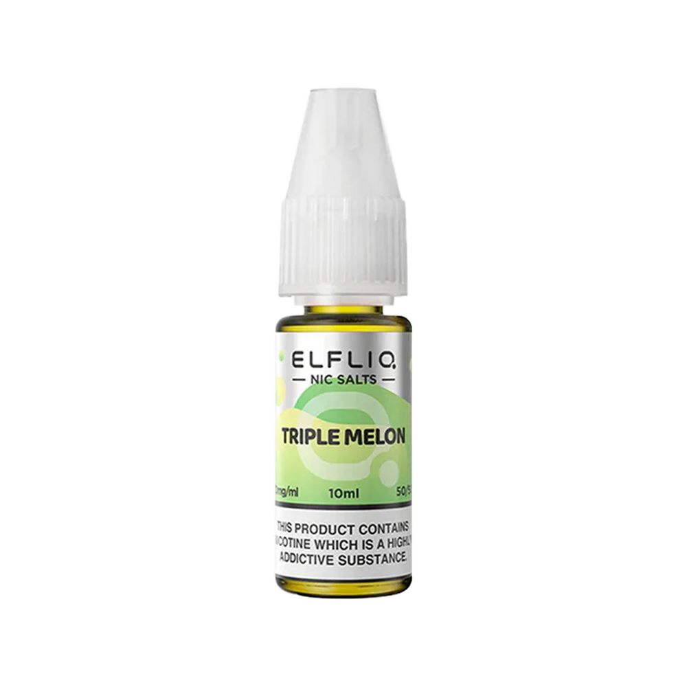 elfliq by elfbar nic salts 10ml triple melon
