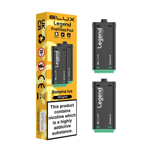 Banana Ice Elux Legend 1500 Pods
