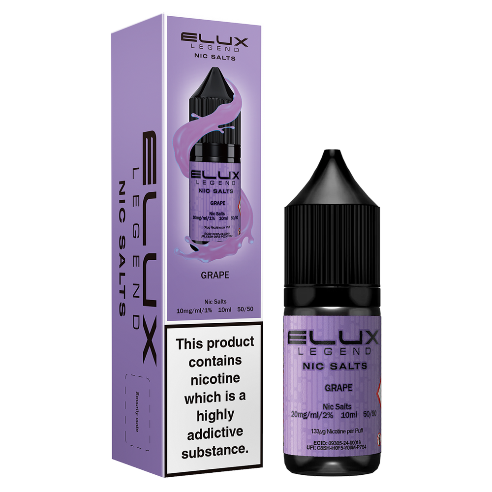 Grape Nic Salt by Elux 10ml