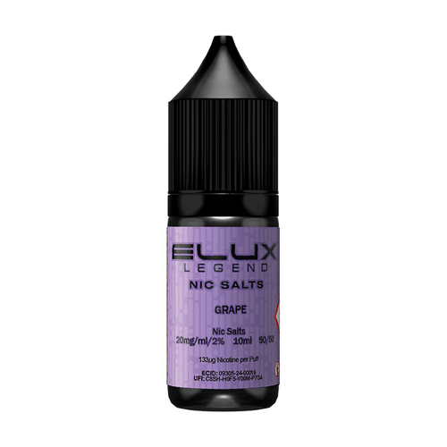 elux legend nic salts grape 10ml
