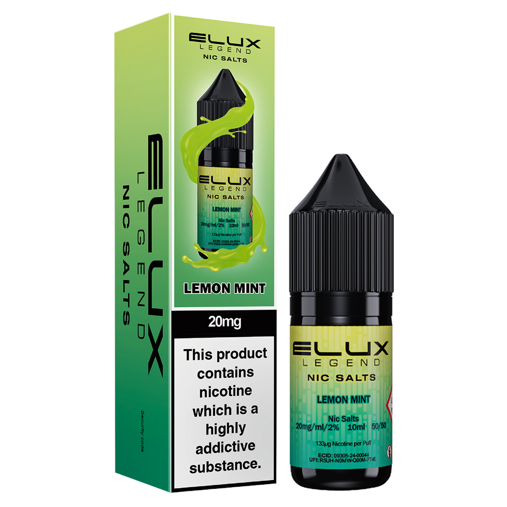 Lemon Mint Nic Salt by Elux 10ml