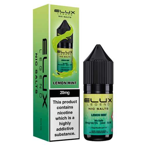 Lemon Mint Nic Salt by Elux 10ml