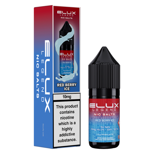 elux legend nic salts red berry ice
