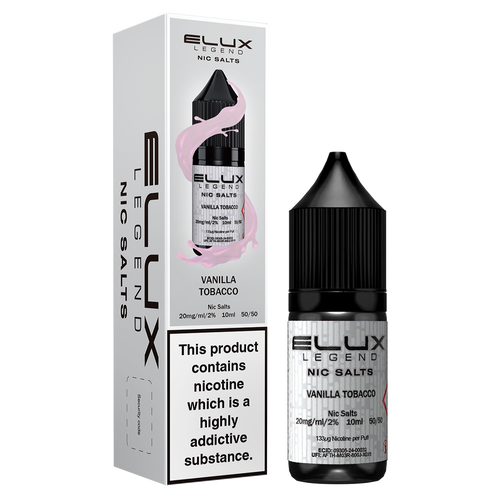 Vanilla Tobacco Nic Salt by Elux 10ml