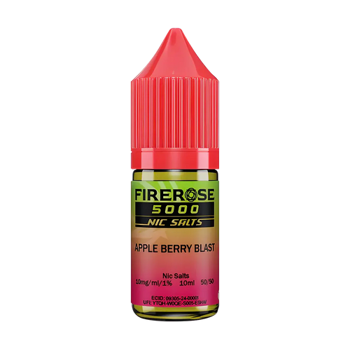elux firerose 5000 nic salt eliquid apple berry blast