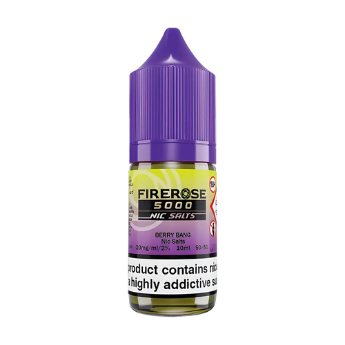 elux firerose 5000 nic salt eliquid berry bang