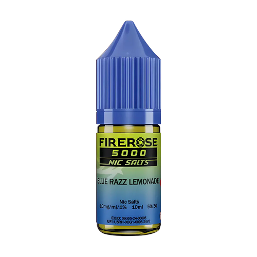 elux firerose 5000 nic salt eliquid blue razz lemonade