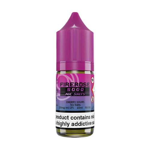 elux firerose 5000 nic salt eliquid cherry sours