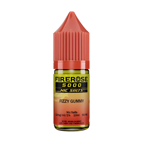 elux firerose 5000 nic salt eliquid fizzy gummy
