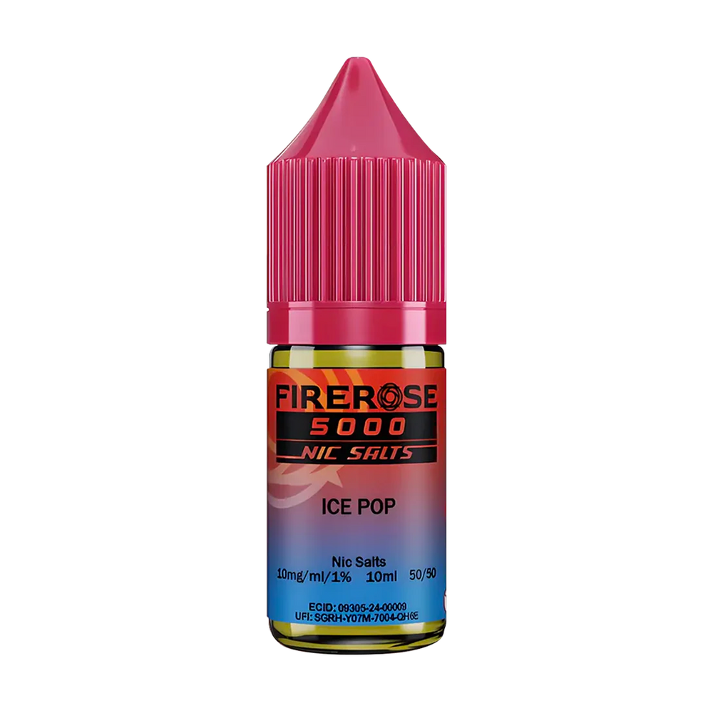 elux firerose 5000 nic salt eliquid ice pop