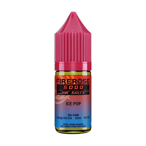 elux firerose 5000 nic salt eliquid ice pop