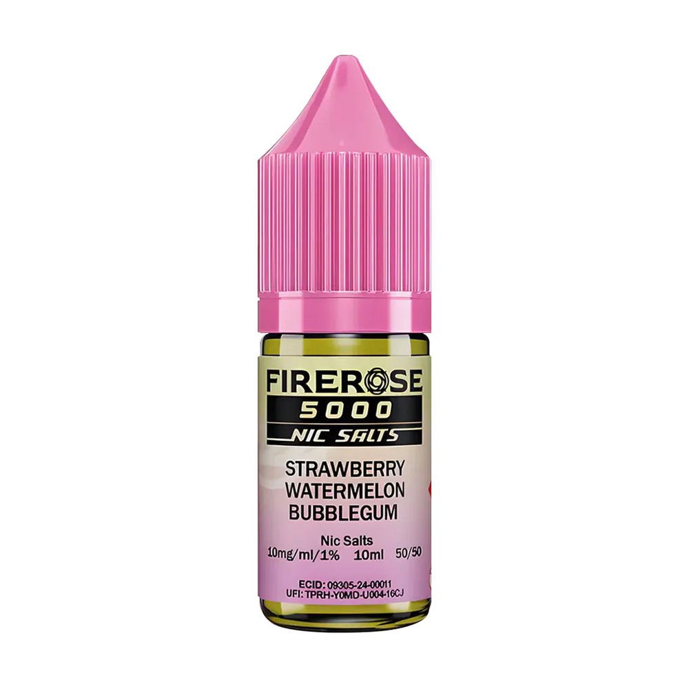 elux firerose 5000 nic salt eliquid strawberry watermelon bubblegum