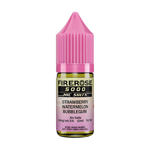 elux firerose 5000 nic salt eliquid strawberry watermelon bubblegum
