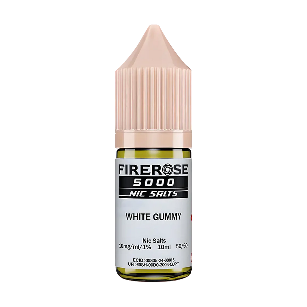 elux firerose 5000 nic salt eliquid white gummy