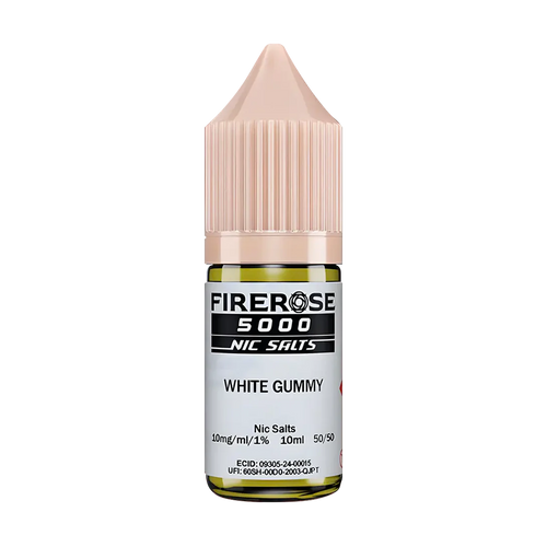 elux firerose 5000 nic salt eliquid white gummy