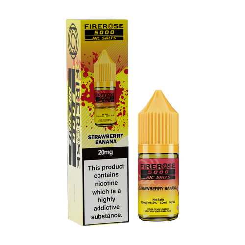 elux firerose 5000 nic salt strawberry banana