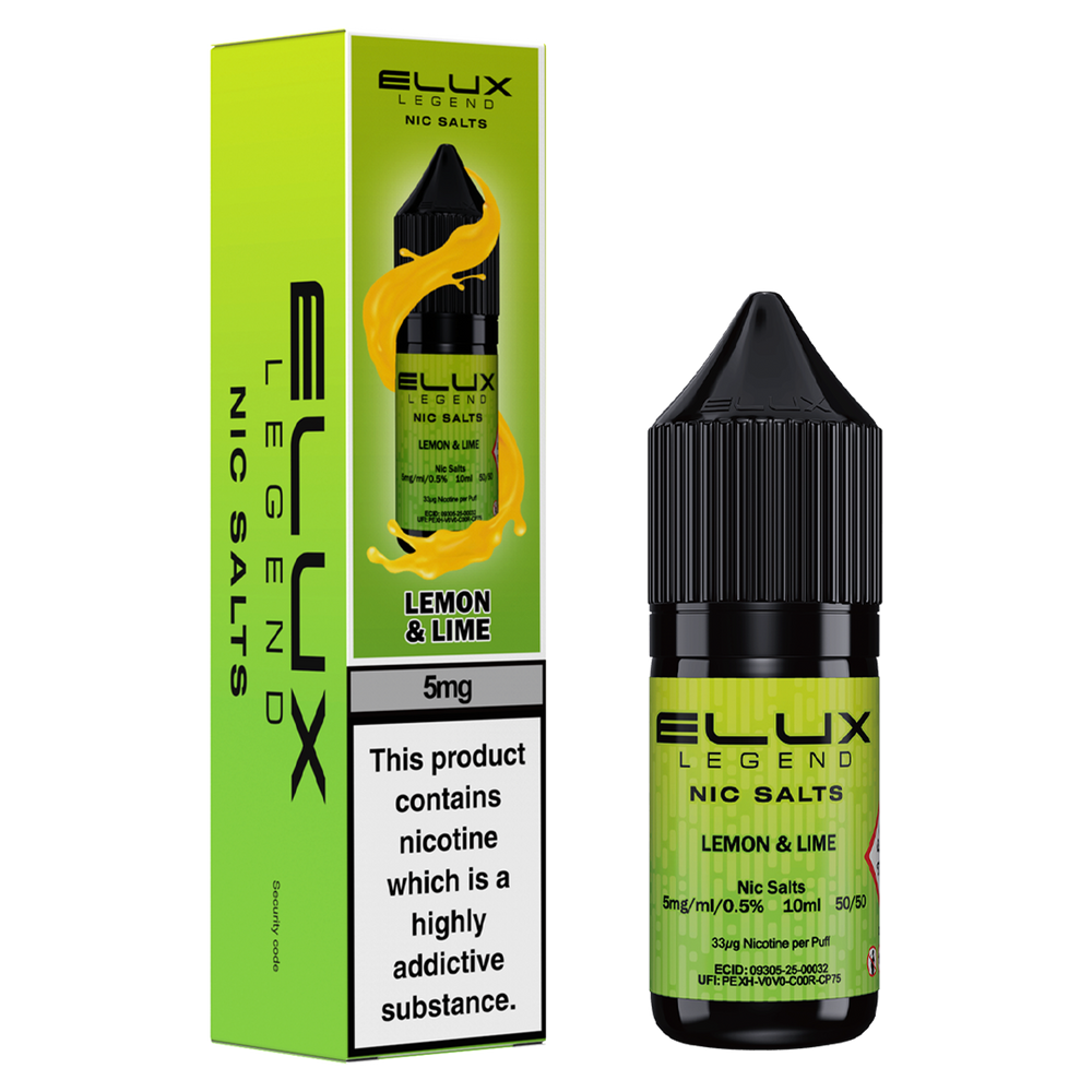 Lemon and Lime Nic Salt by Elux 10ml