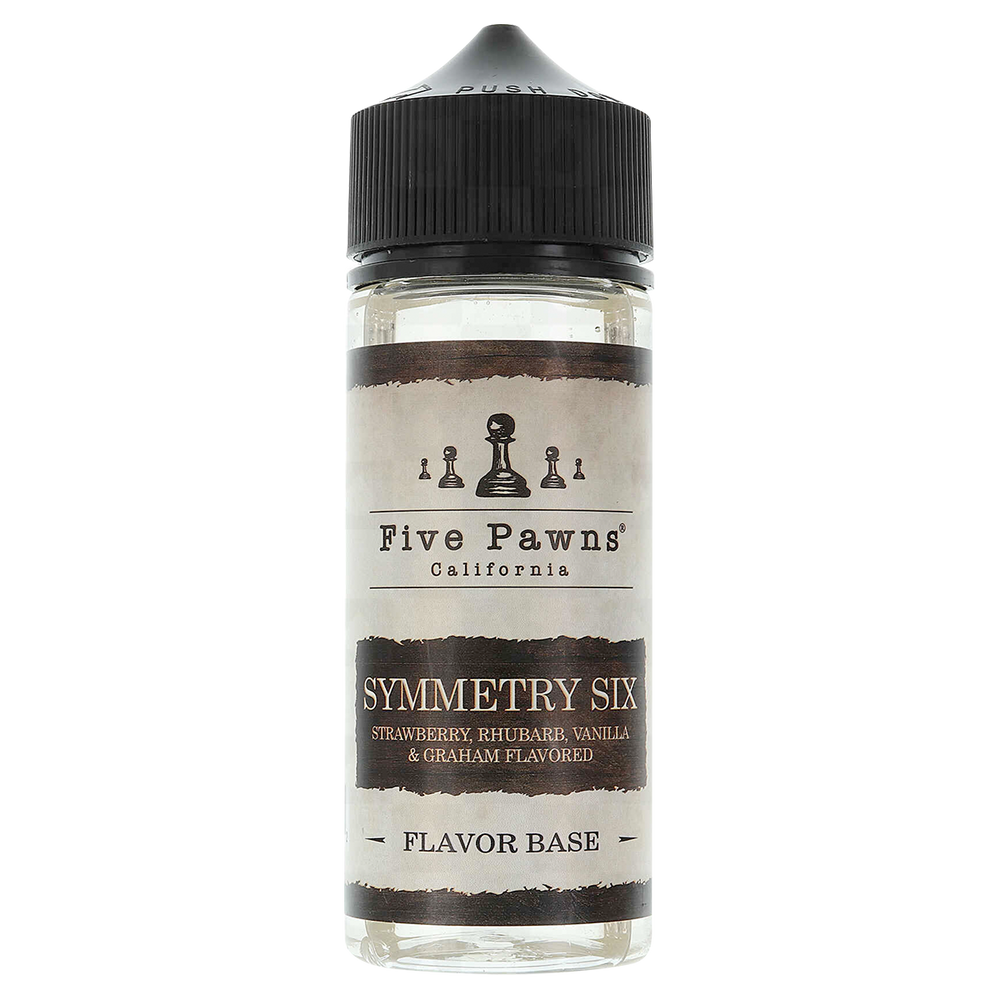 five pawns 100ml symmetry six rhubarb and strawberries