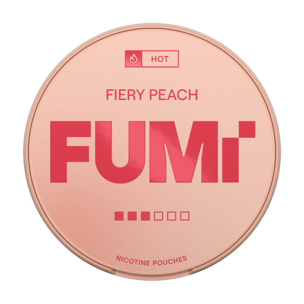 fumi fiery peach 8mg nicotine pouches