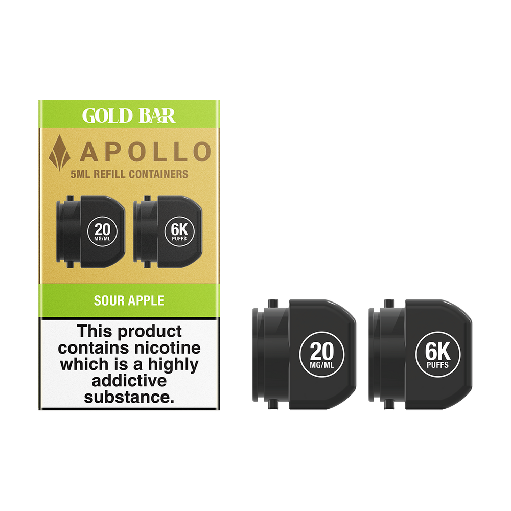 Sour Apple Gold Bar Apollo Refills