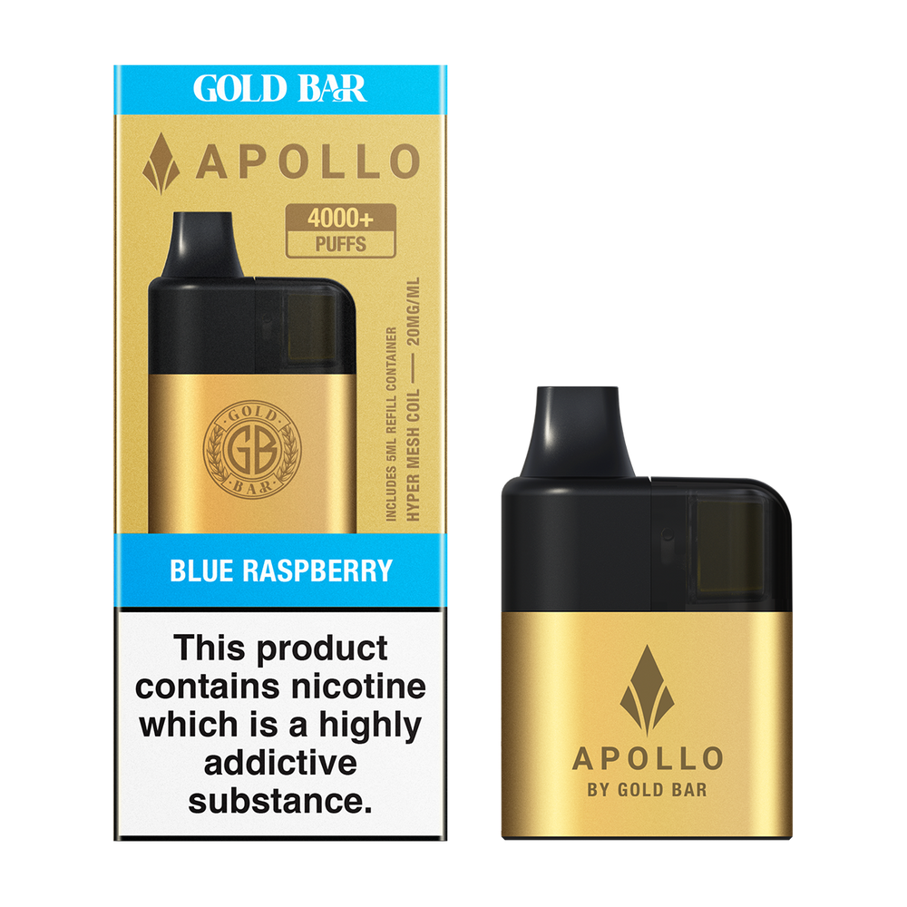 Gold Bar Apollo AIO Kit Blue Raspberry