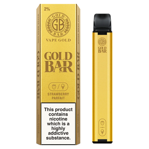 Strawberry Parfait Gold Bar 600 Disposable Vape