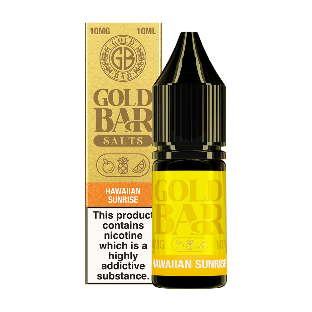 Hawaiian Sunrise Nic Salt by Gold Bar 10ml 10mg