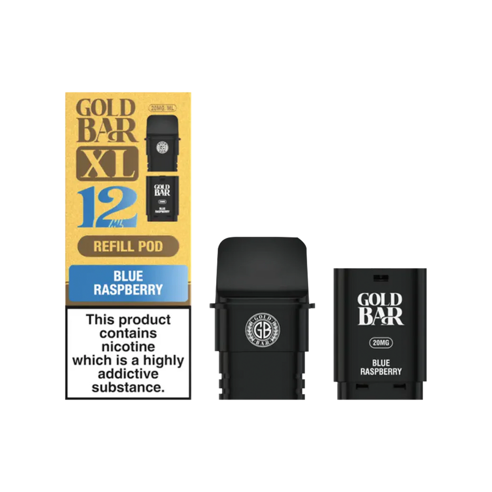 Blue Raspberry Gold Bar XL Refill Pack