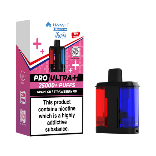 Hayati pro ultra Plus Pods Grape GB Strawberry GB